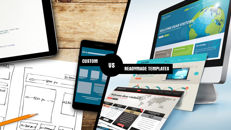 5 Reasons To Choose A Custom Web Design Over Readymade Templates